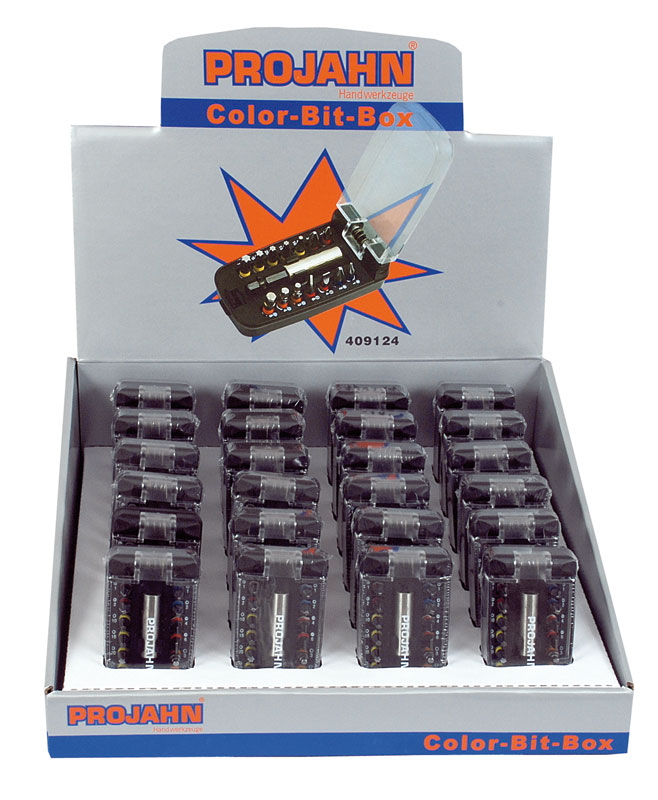 COLOR Bit-Box S 6,3 / 1/4" 25 mm 15-tlg.
