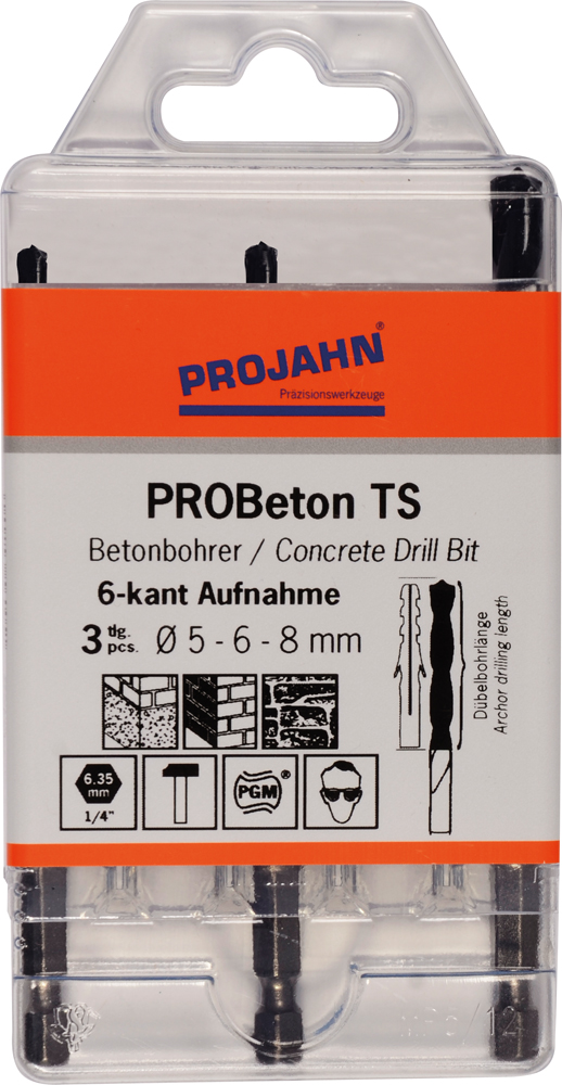 PROBeton TS Bohrersatz 3-tlg.